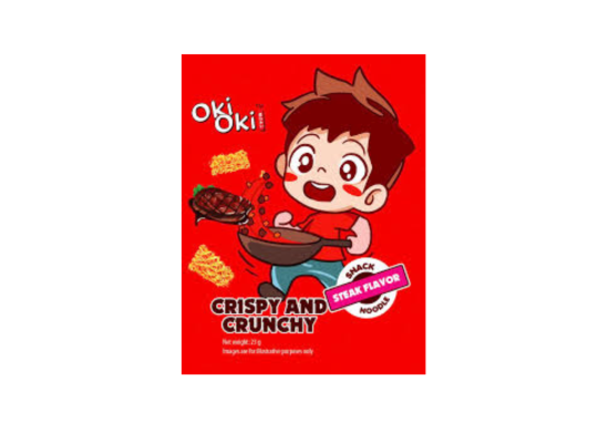 SNACK MÌ GIÒN OKI OKI HƯƠNG BÒ BÍT TẾT 23G