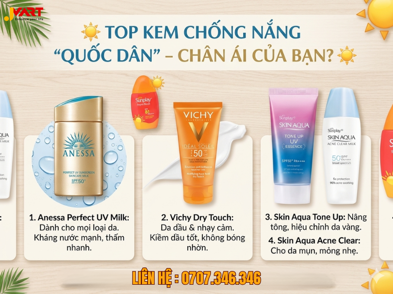 kem chống nắng nào tốt nhất