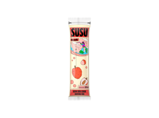 KEM SỮA CHUA HƯƠNG VẢI VNM SUSU 50G (30C/T)