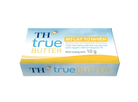 BƠ LẠT TỰ NHIÊN TH TRUE BUTTER (10 GÓI X 10G)