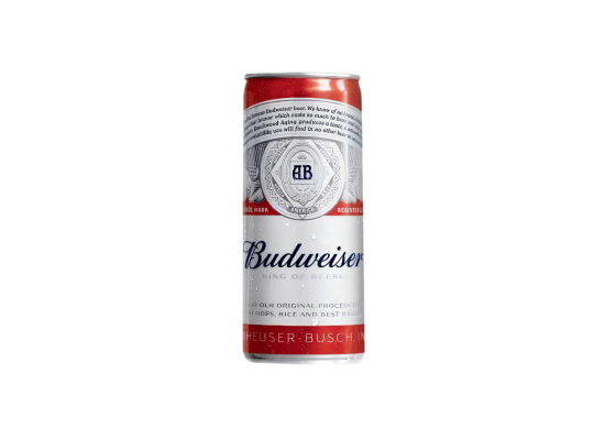 BIA LON BUDWEISER 5% 330ML