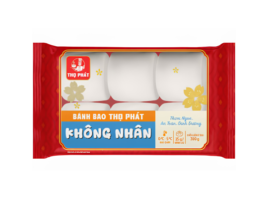 BÁNH BAO KHÔNG NHÂN 300G-THỌ PHÁT