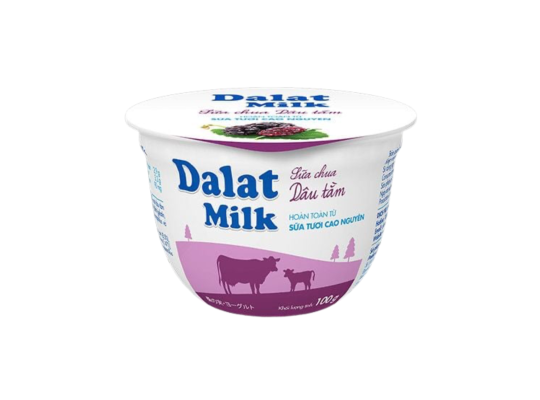 DALAT MILK SỮA CHUA DÂU TẰM 100GR