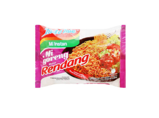 MÌ GORENG RENDENG VỊ BÒ CAY 91G- NK INDONESIA