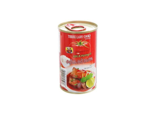 CÁ XỐT CÀ HIỆU 3 CÔ GÁI NẮP GIỰT 155G