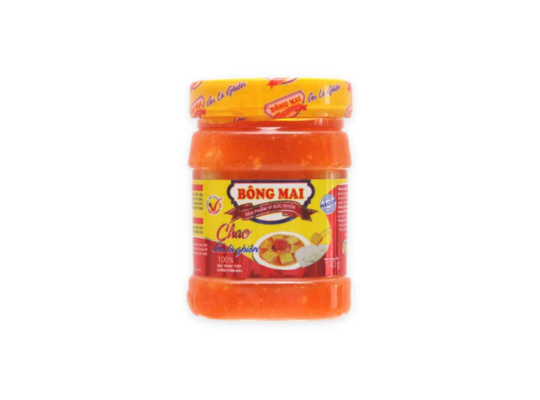 CHAO NHỰA NẮP VÀNG 170G - BÔNG MAI