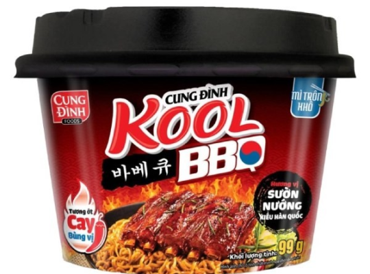 MÌ BBQ SƯỜN NƯỚNG KIỂU HÀN QUỐC 105GR