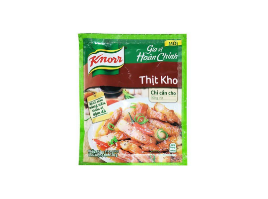 GIA VỊ HOÀN CHỈNH KNORR THỊT KHO STR 28G