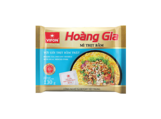 HOÀNG GIA MÌ THỊT BẰM (CÓ THỊT THẬT) 135GR