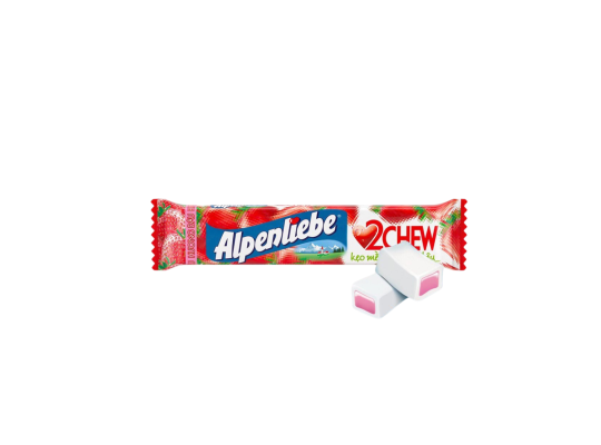 KẸO ALPENLIEBE 2 CHEW HƯƠNG DÂU 16 THỎI