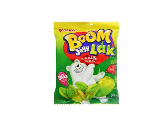 KẸO DẺO XOÀI LẮC MUỐI ỚT BOOM JELLY 25G