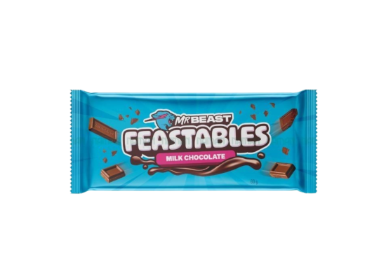 MR.BEAST FEASTABLE  VỊ SOCOLA SỮA 60G - NK PERU