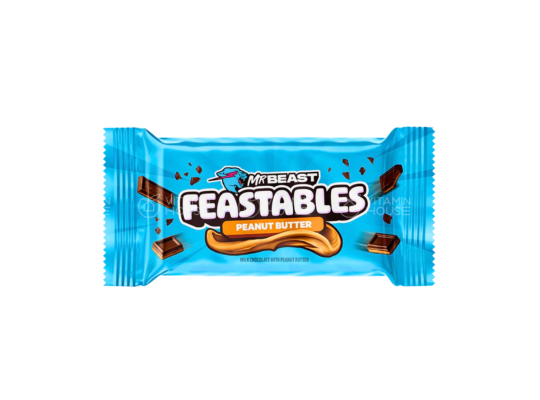 MR.BEAST FEASTABLE VỊ BƠ ĐẬU PHỘNG 60G - NK PERU