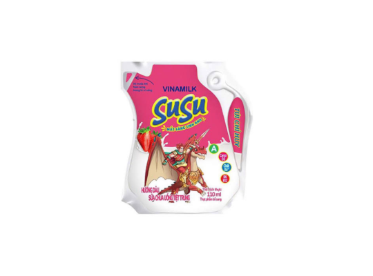 SCU TT HƯƠNG DÂU SUSU TÚI 110ML.