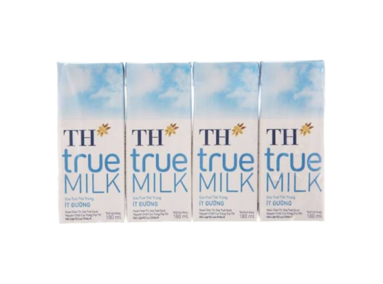 STTT ÍT ĐƯỜNG VINAMILK 4*180ML