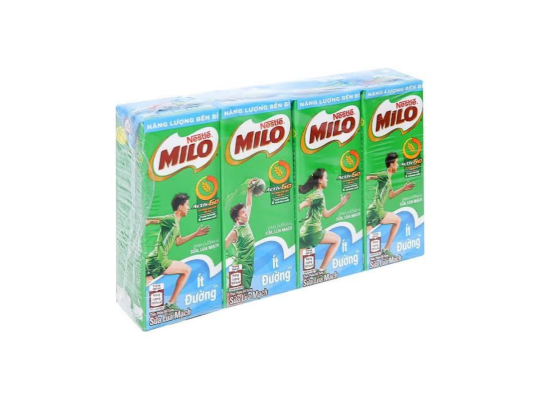 SỮA MILO ÍT ĐƯỜNG HỘP GIẤY 180ML
