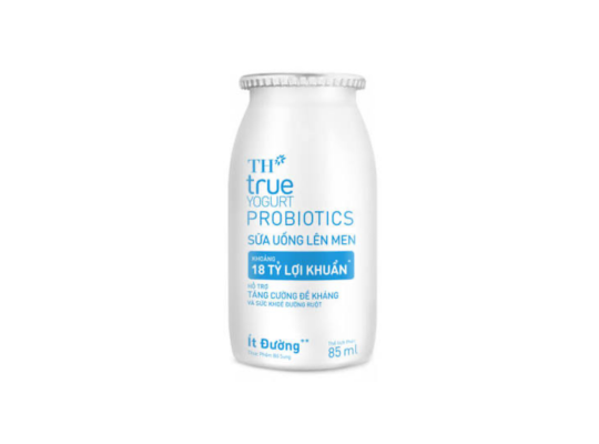 SỮA UỐNG LÊN MEM ÍT ĐƯỜNG TH TRUE YOGURT 85ML