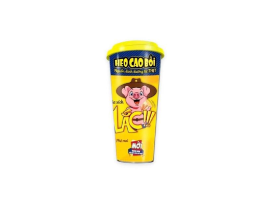 XÚC XÍCH HEO CAO BỒI LẮC PHÔ MAI KIỂU PHÁP 48 LY X 64G
